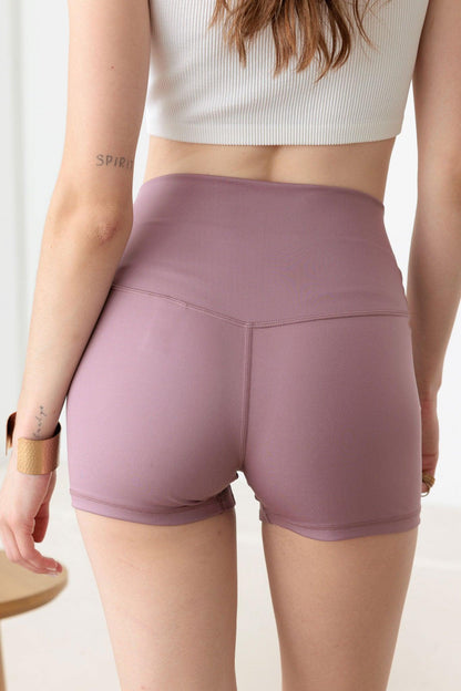 Pink High Waist Training Biker Shorts from PinkyBelles Boutique