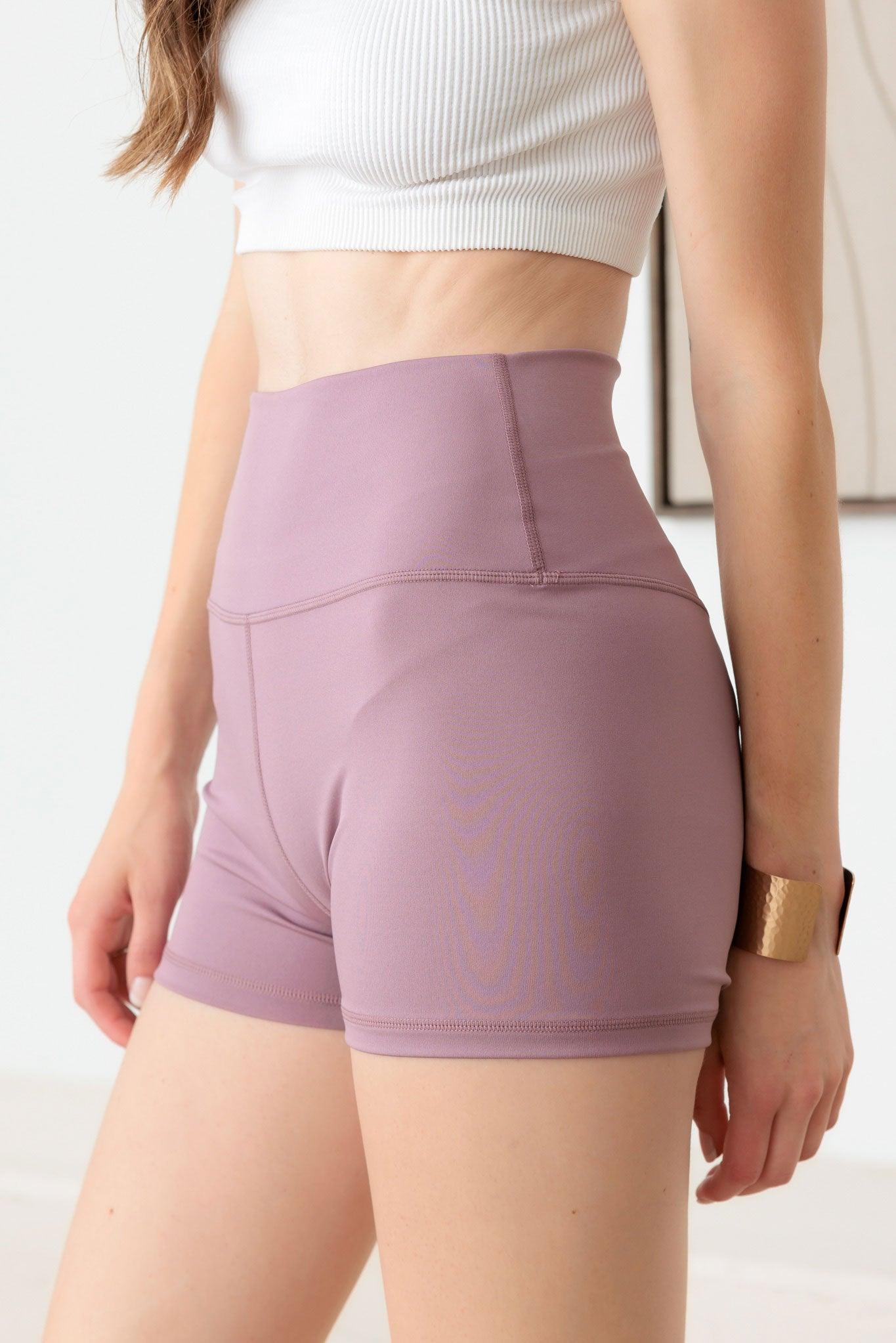 Pink High Waist Training Biker Shorts from PinkyBelles Boutique