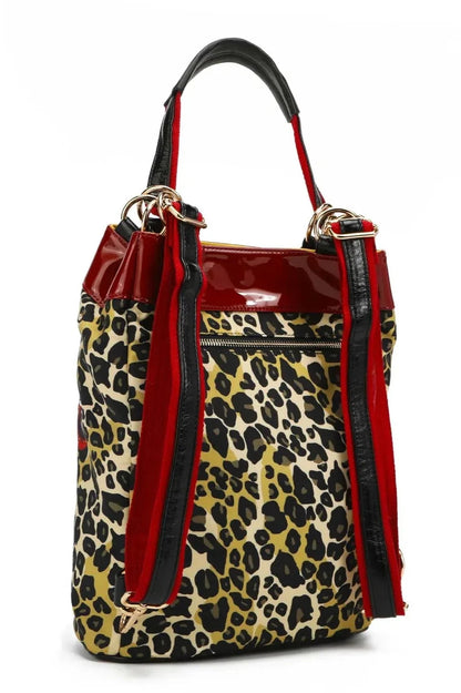 Leopard Leopard Print Bucket Backpack from PinkyBelles Boutique