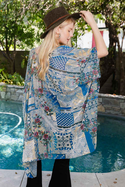 One Size Mandala Velvet Kimono from PinkyBelles Boutique