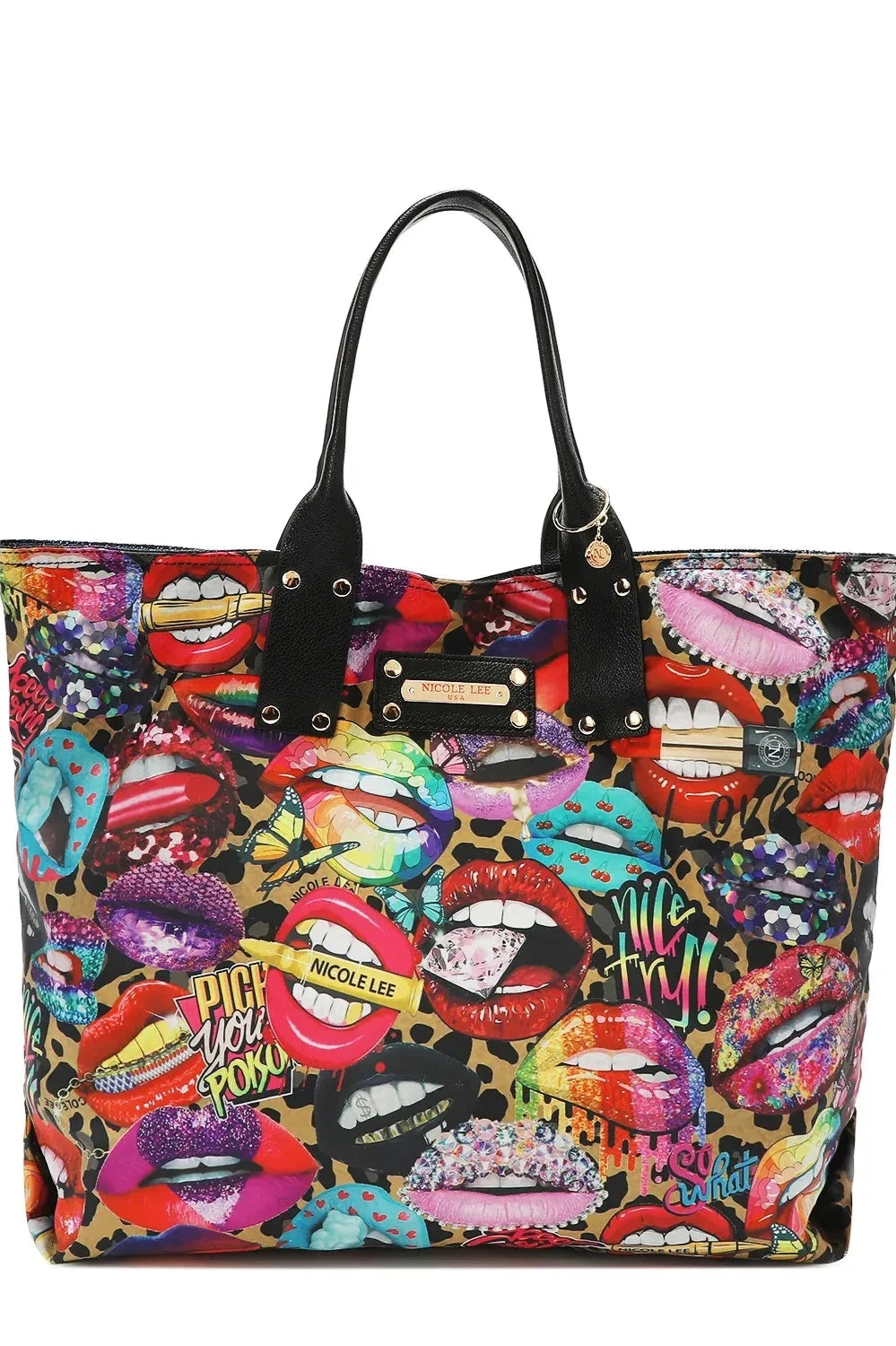 Pick Your Poison Printed Reversible Handbag from PinkyBelles Boutique